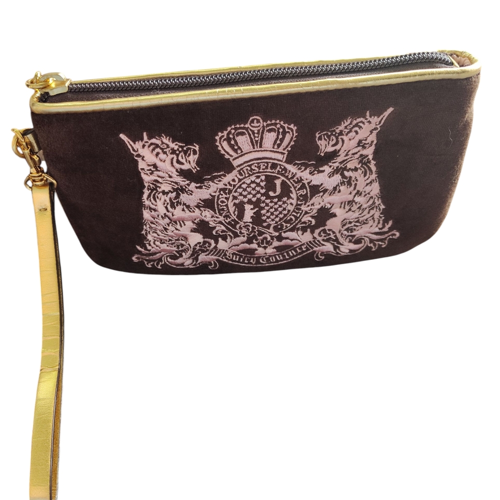 Juicy Couture Velvet Velour Wristlet Never Used - Picture 5 of 5
